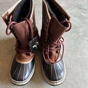 Women’s Sorel Brown and Black Winter Boots